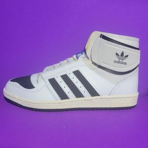 Adidas Originals Top Ten DE Lifestyle Shoes White/Black - Men's Size 10 (q46225)